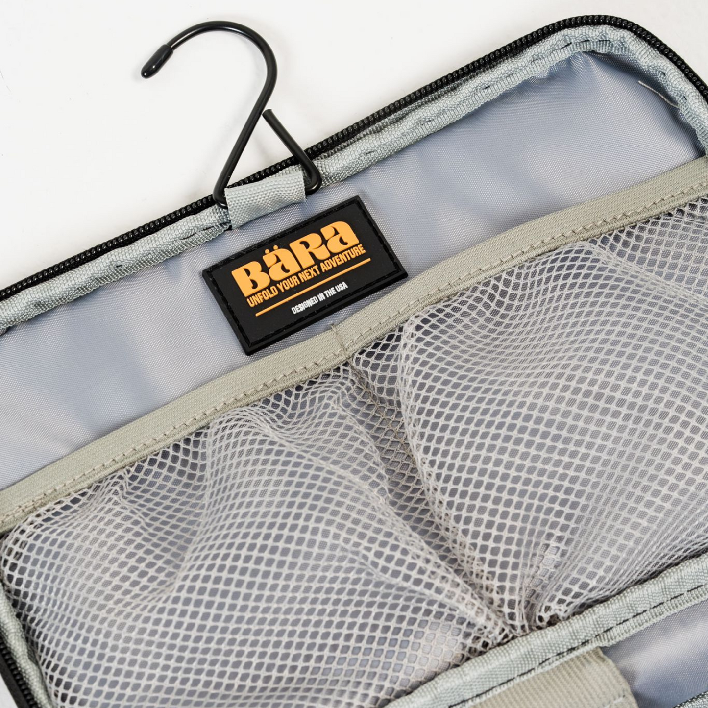 BÄRA Travel Set - Collapsible 20" Carry On Luggage, Packing Cubes & Toiletry Bag, Silver