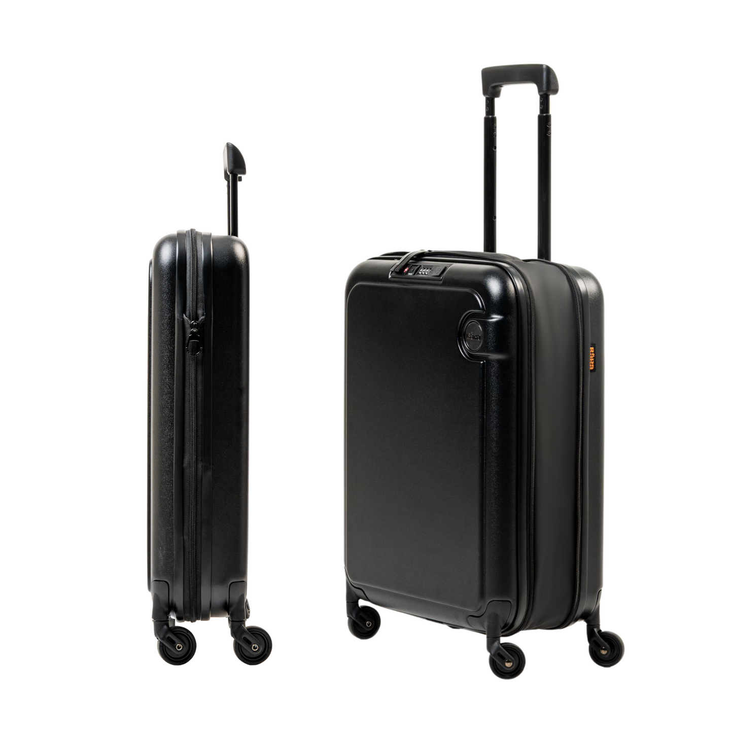 BÄRA Hardside Collapsible 20 Inch Carry On Luggage, Black