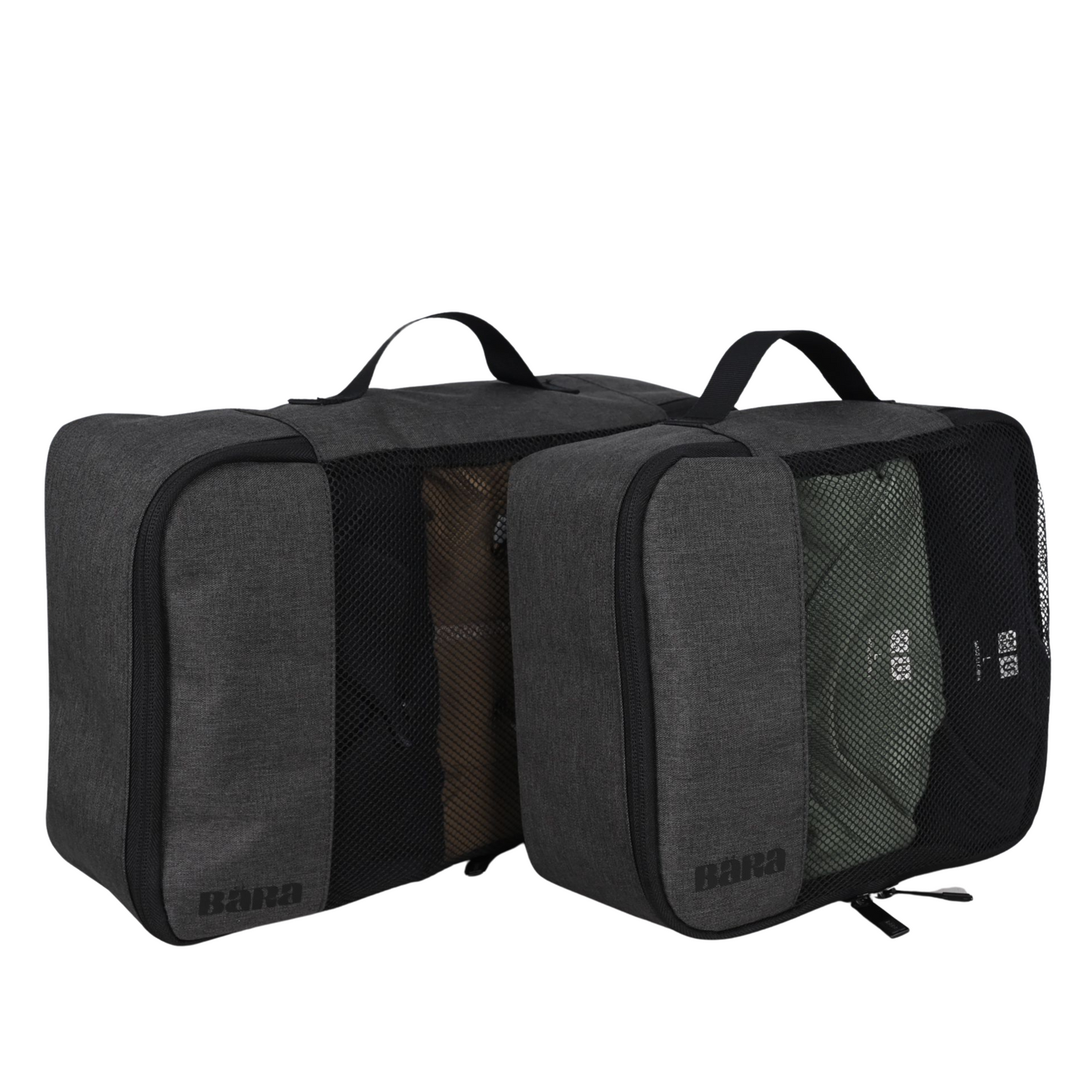 BÄRA Set of 2 Packing Cubes for Carry On Suitcase Organization