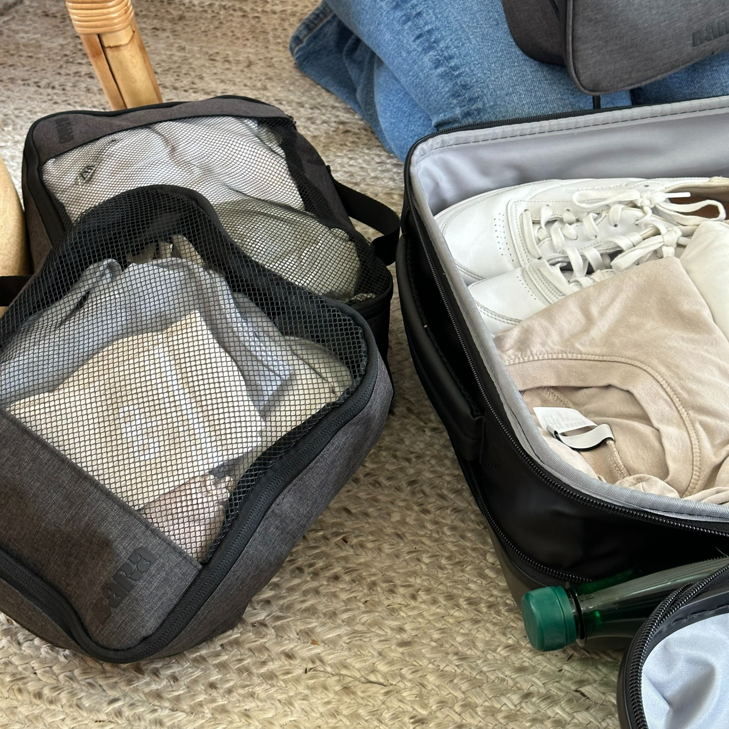 BÄRA Set of 2 Packing Cubes for Carry On Suitcase Organization